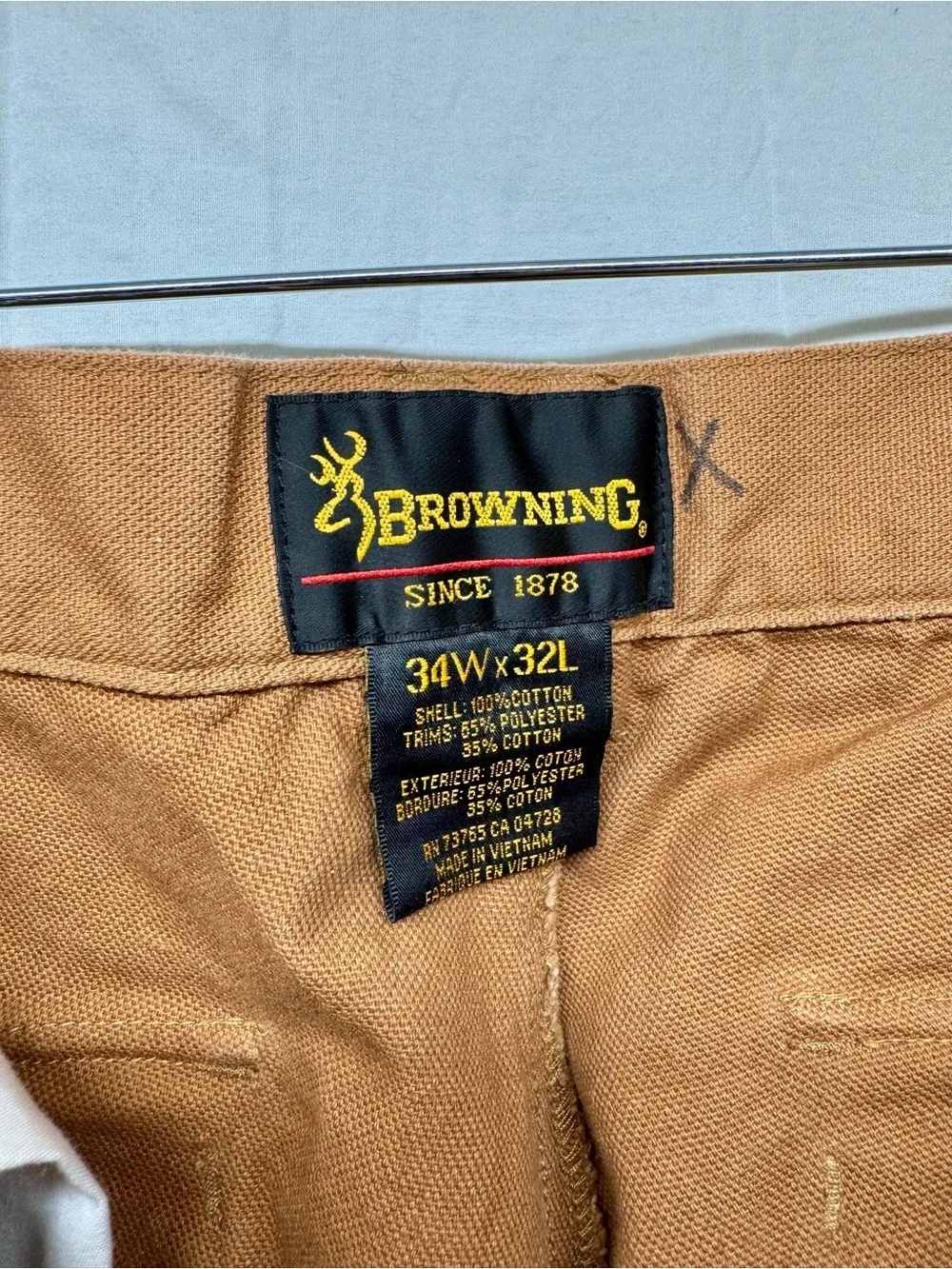 Browning Two-Tone Pheasant Hunting Pants in Brown and Olive